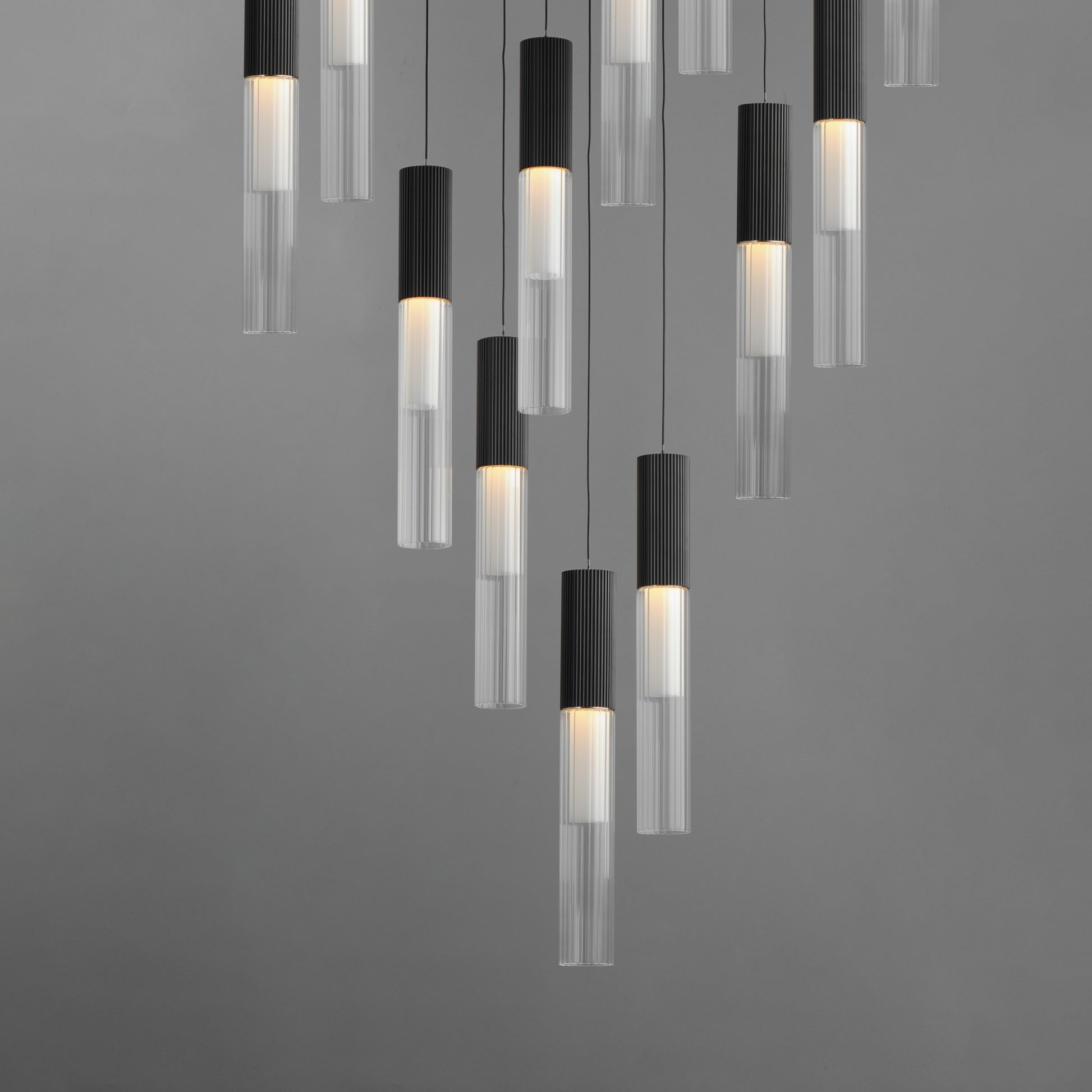 ET2, REEDS-MULTI-LIGHT PENDANT, CHANDELIER LIGHT