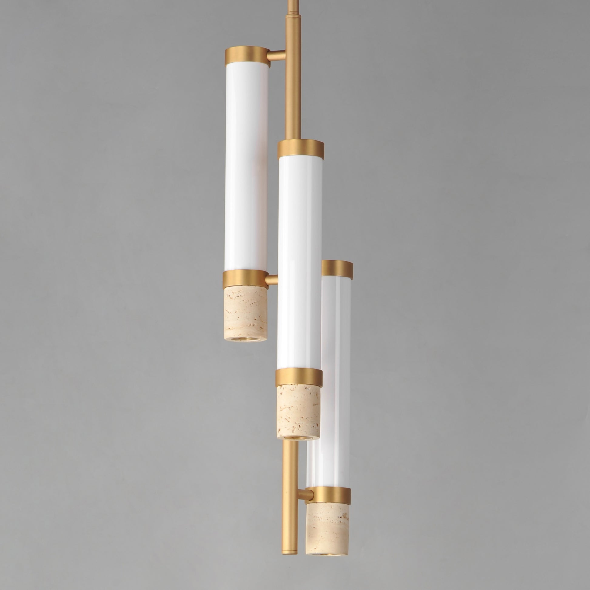 ET2, TRAVERTINE-MULTI-LIGHT PENDANT, CHANDELIER LIGHT