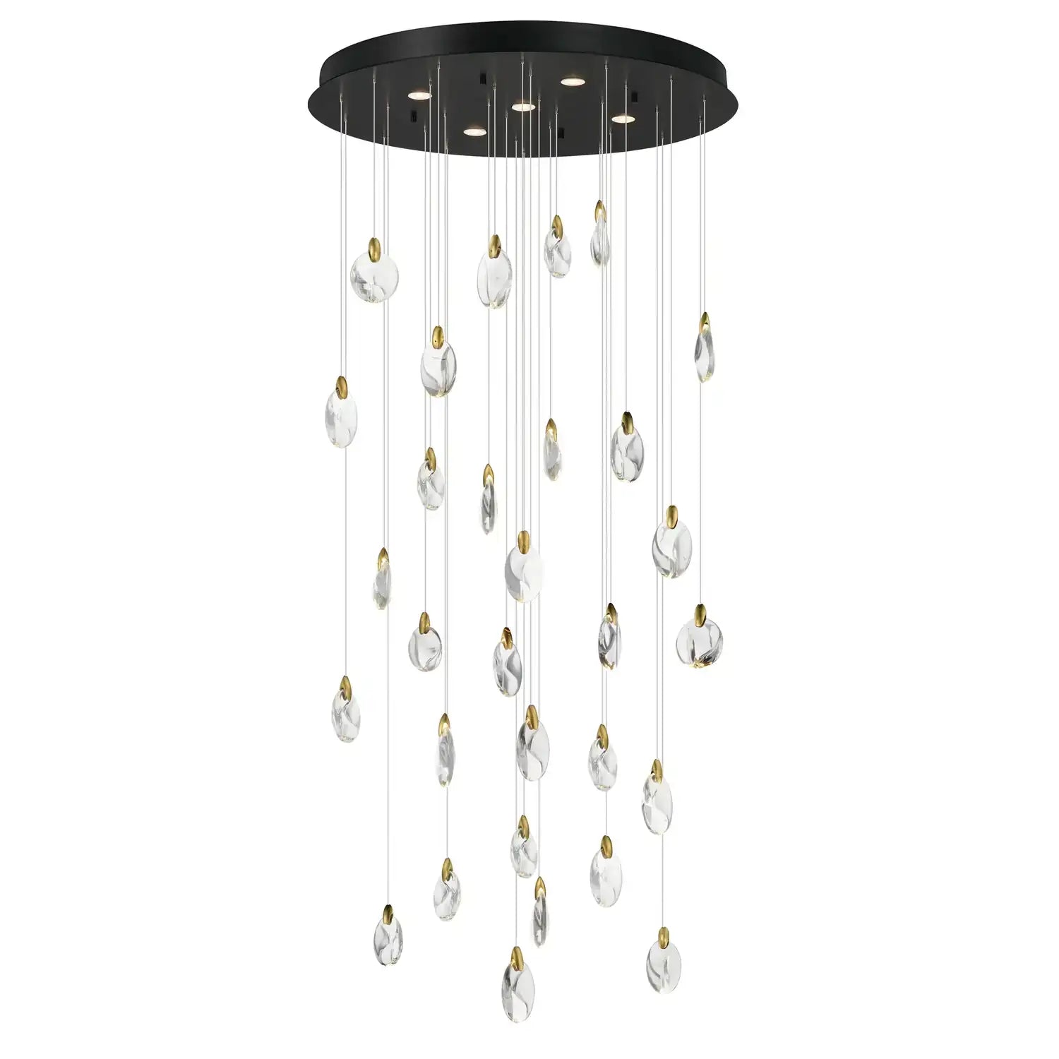 ET2, PEBBLE-MULTI-TIER CHANDELIER, CHANDELIER LIGHT