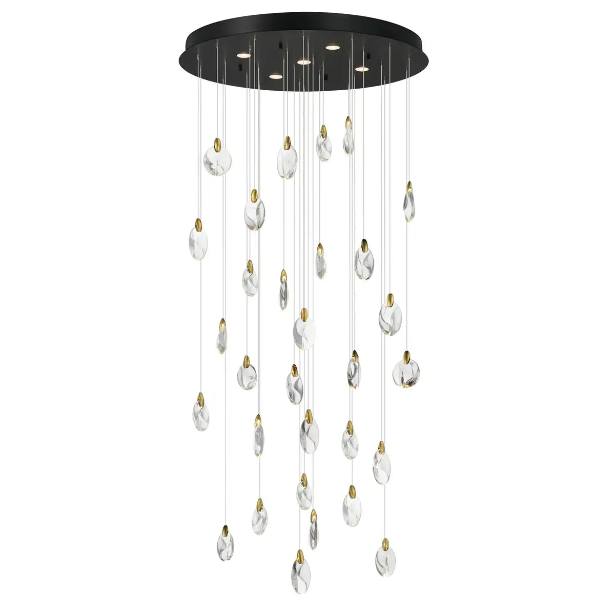ET2, PEBBLE-MULTI-TIER CHANDELIER, CHANDELIER LIGHT