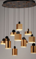 ET2, NOB-MULTI-LIGHT PENDANT, CHANDELIER LIGHT