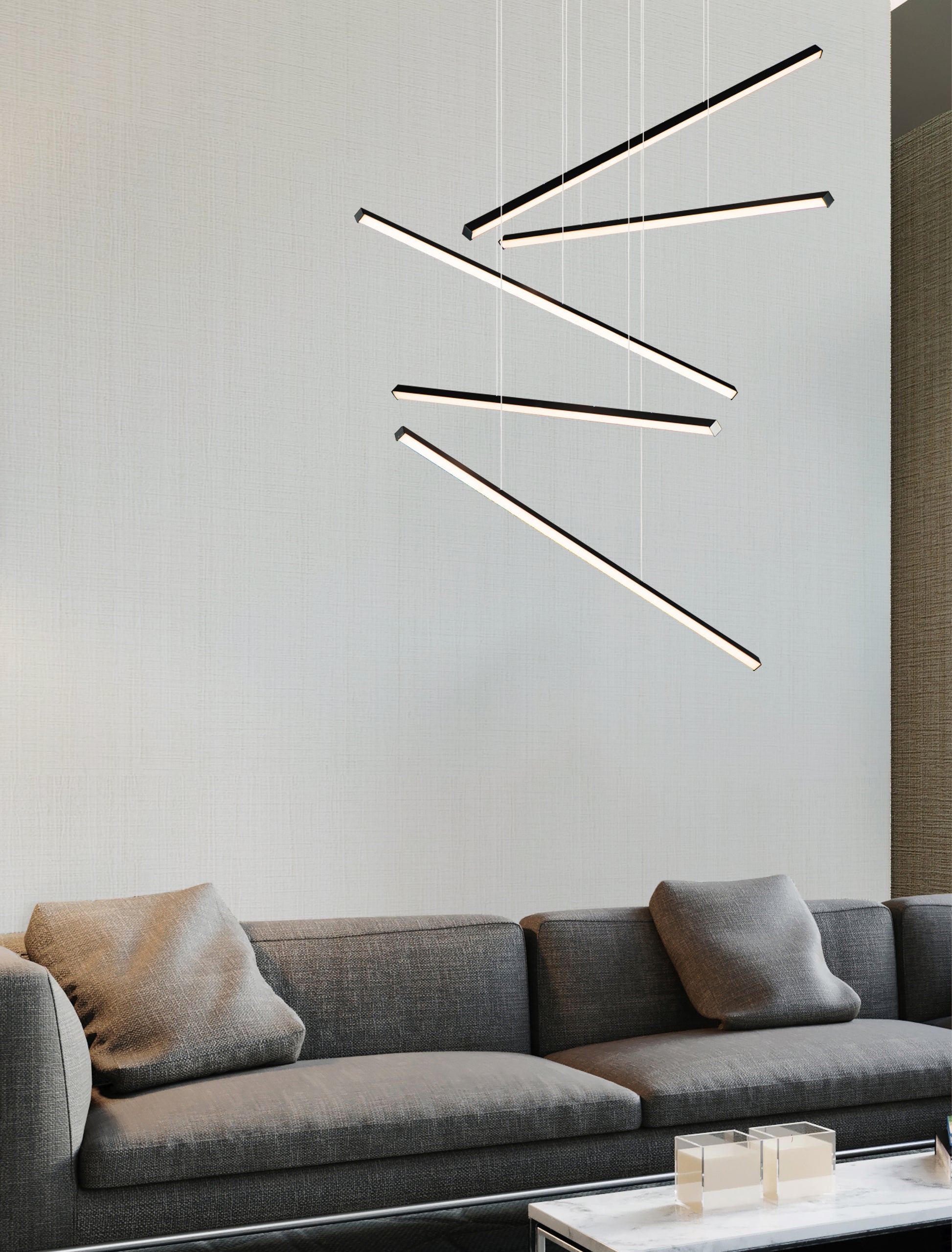 ET2, HOVER-MULTI-LIGHT PENDANT, CHANDELIER LIGHT