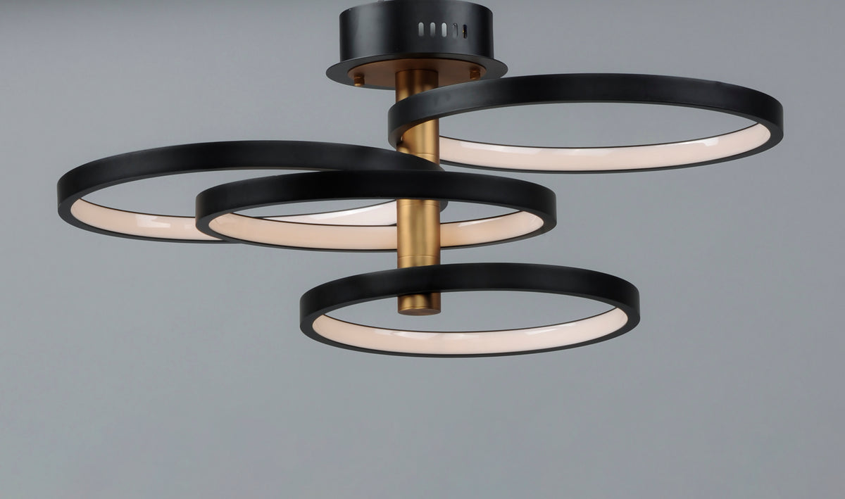 ET2, HOOPLA-SEMI-FLUSH MOUNT, SEMI FLUSH MOUNT LIGHT