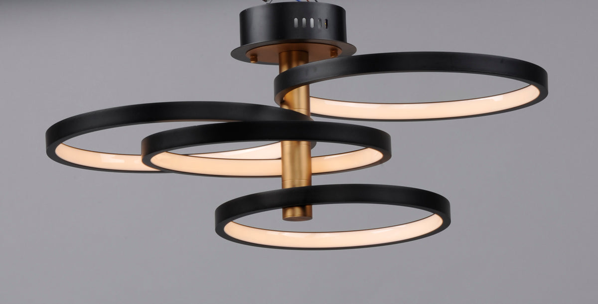 ET2, HOOPLA-SEMI-FLUSH MOUNT, SEMI FLUSH MOUNT LIGHT