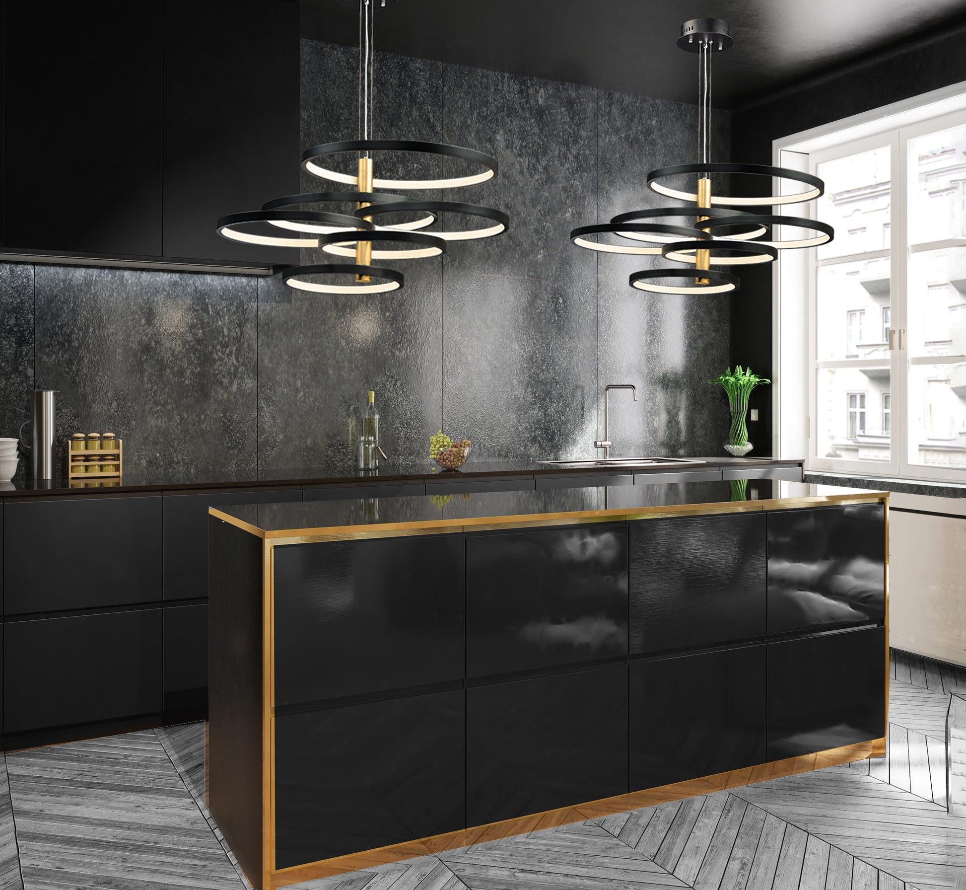 ET2, HOOPLA-MULTI-LIGHT PENDANT, PENDANT LIGHT