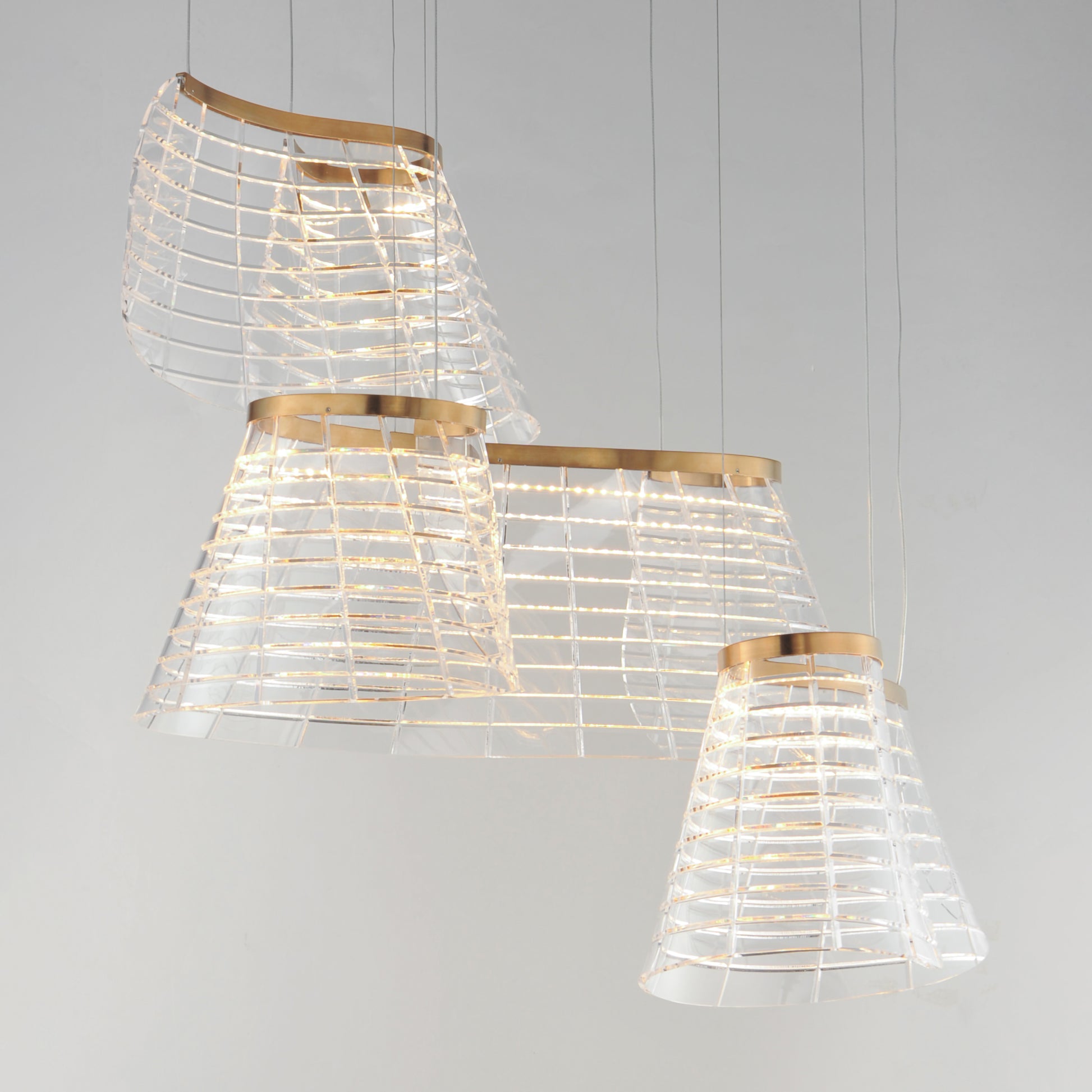 ET2, TARTAN-MULTI-LIGHT PENDANT, CHANDELIER LIGHT