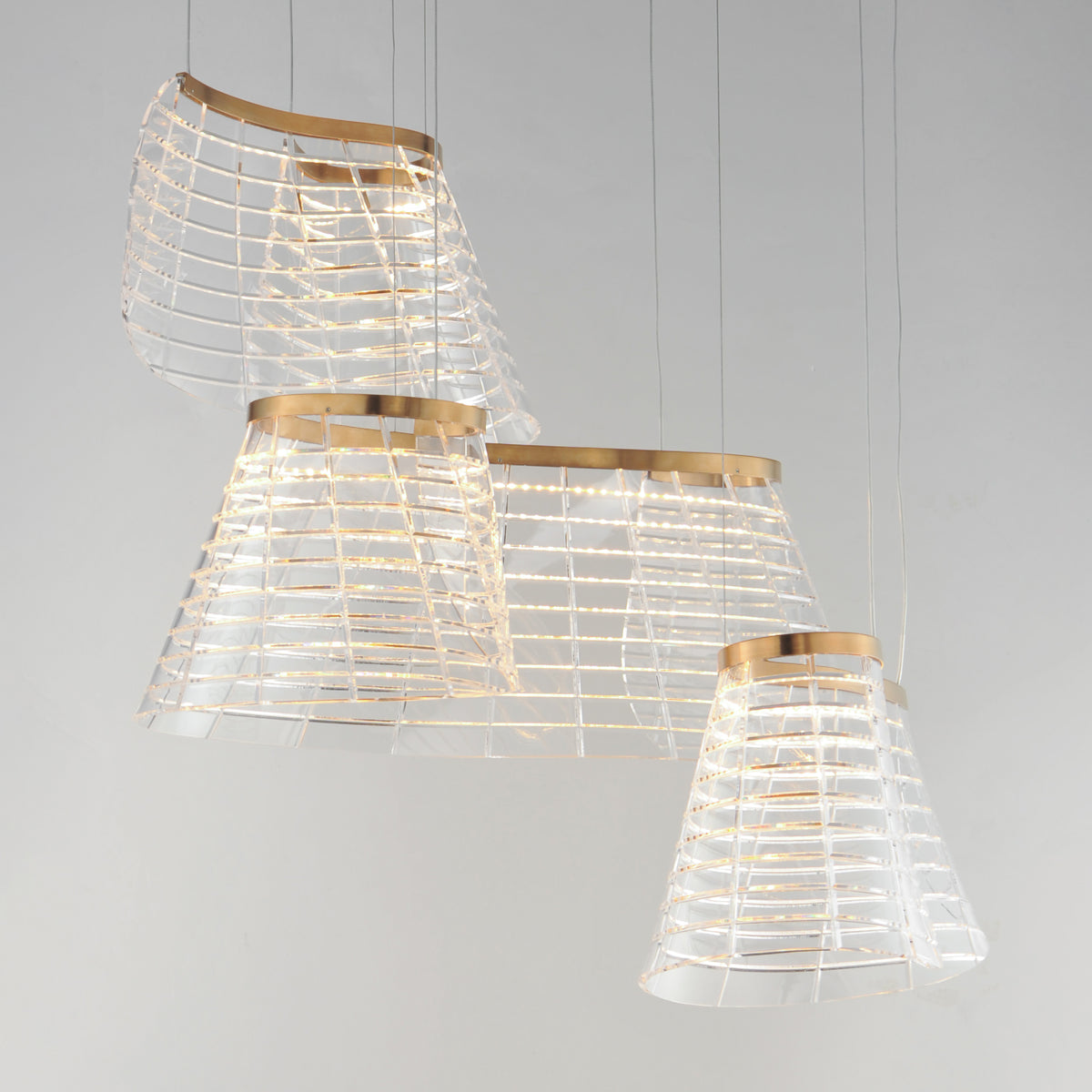 ET2, TARTAN-MULTI-LIGHT PENDANT, CHANDELIER LIGHT