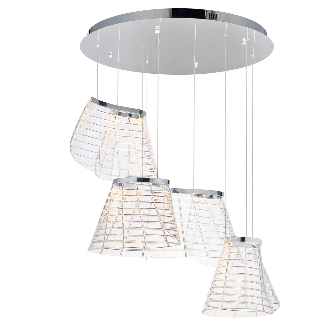 ET2, TARTAN-MULTI-LIGHT PENDANT, CHANDELIER LIGHT