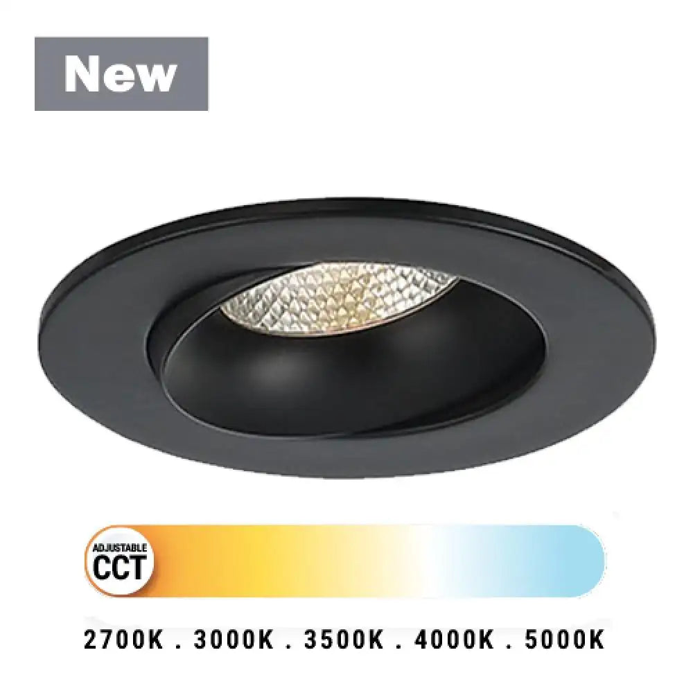 EUROFASE, MIDWAY 3.5 REC RD GBL BK, FLUSH MOUNT CEILING LIGHTS