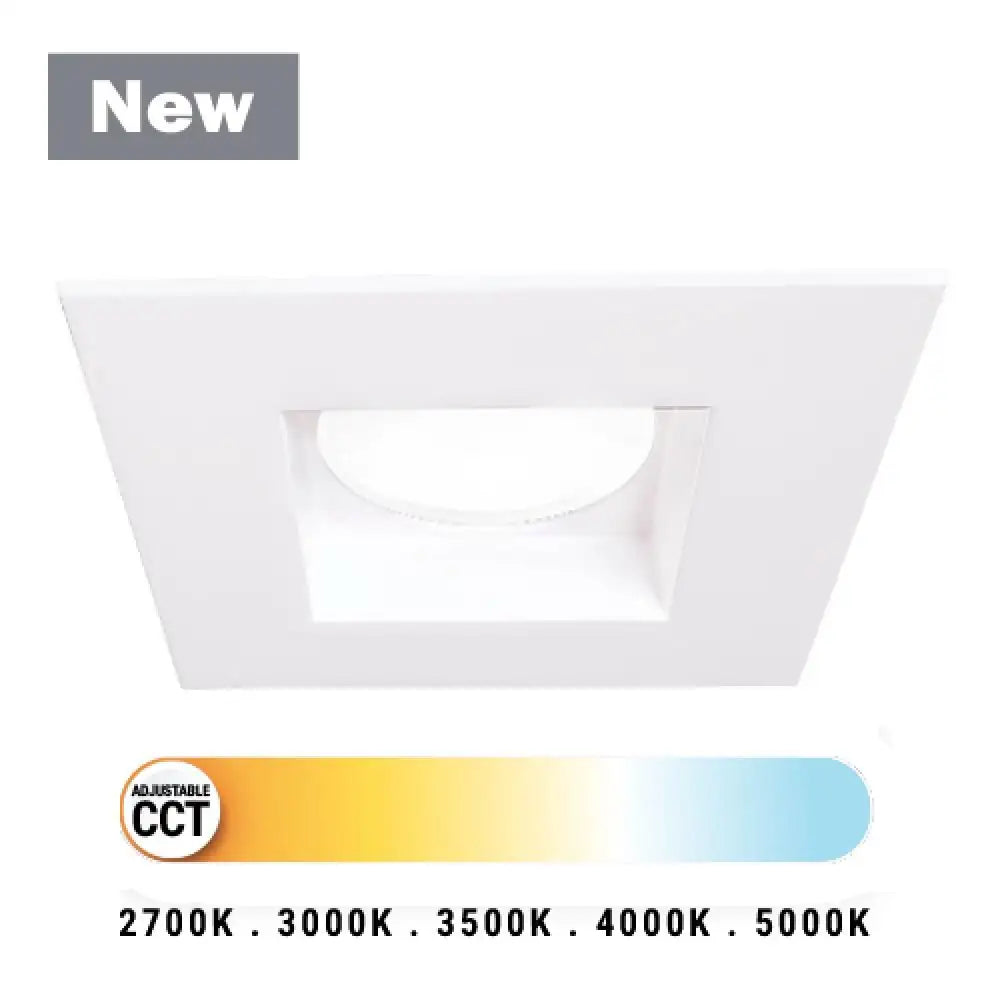 EUROFASE, MIDWAY 3.5 REC SQ DN WH, FLUSH MOUNT CEILING LIGHTS