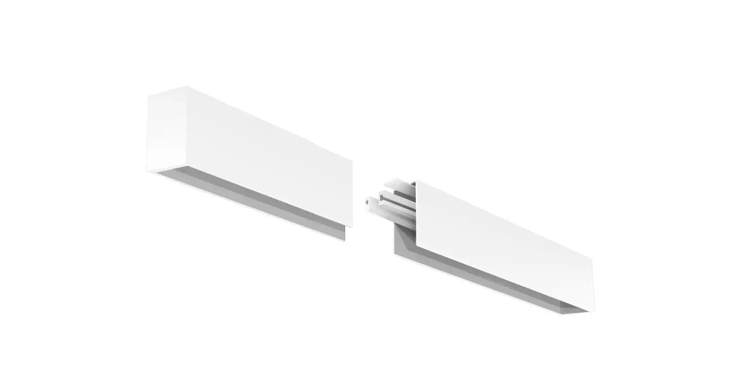 EUROFASE, F55 ALUMINUM PROFILE RECTANGLE EXTENSION KIT, LINEAR LIGHT