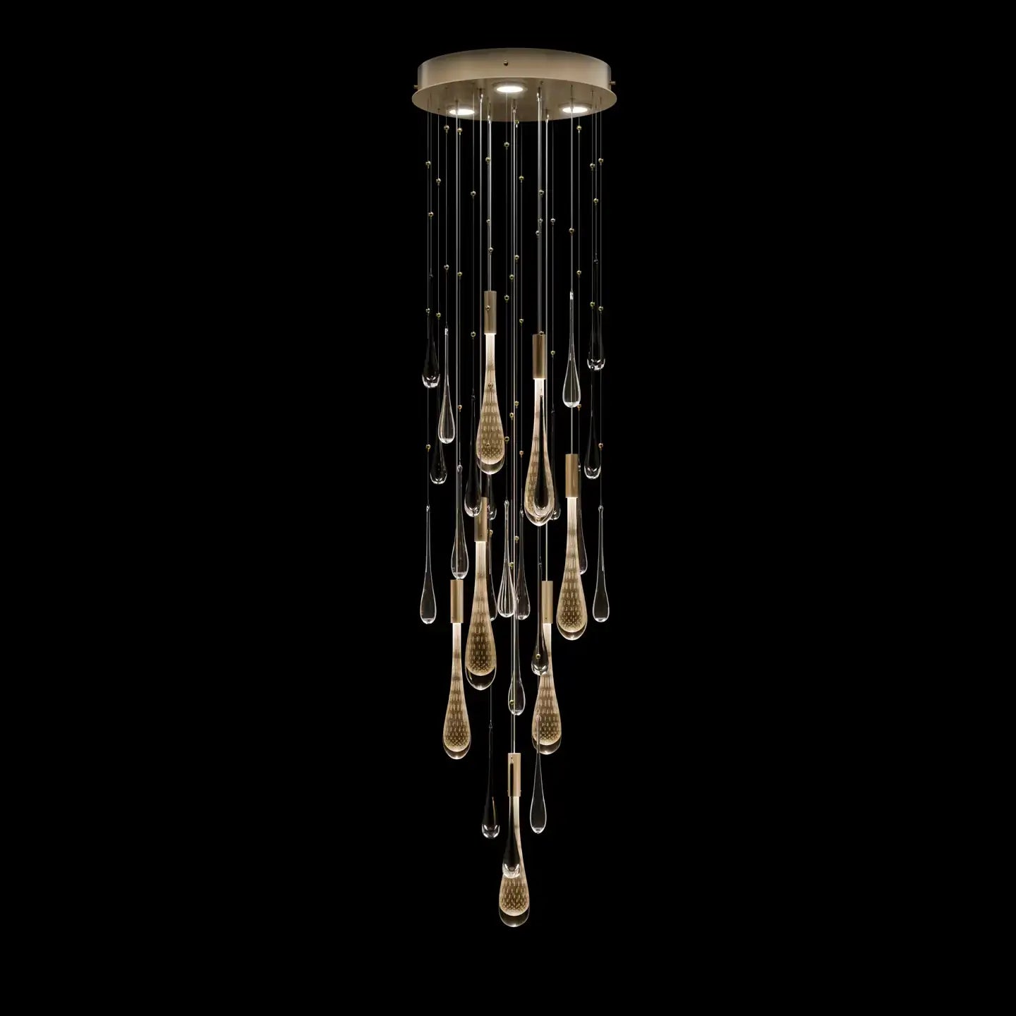 FINE ART LAMPS, RAIN PENDANT, PENDANT LIGHT