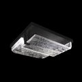 FINE ART LAMPS, WATERFALL SQUARE OUTDOOR FLUSH MOUNT, OUTDOOR CEILING LIGHTS