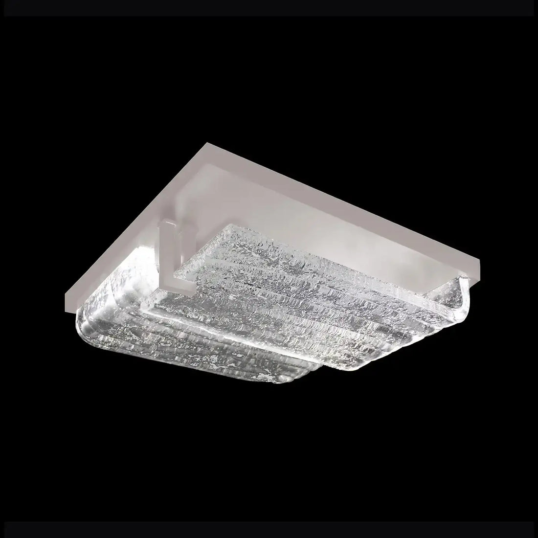 FINE ART LAMPS, WATERFALL SQUARE OUTDOOR FLUSH MOUNT, OUTDOOR CEILING LIGHTS