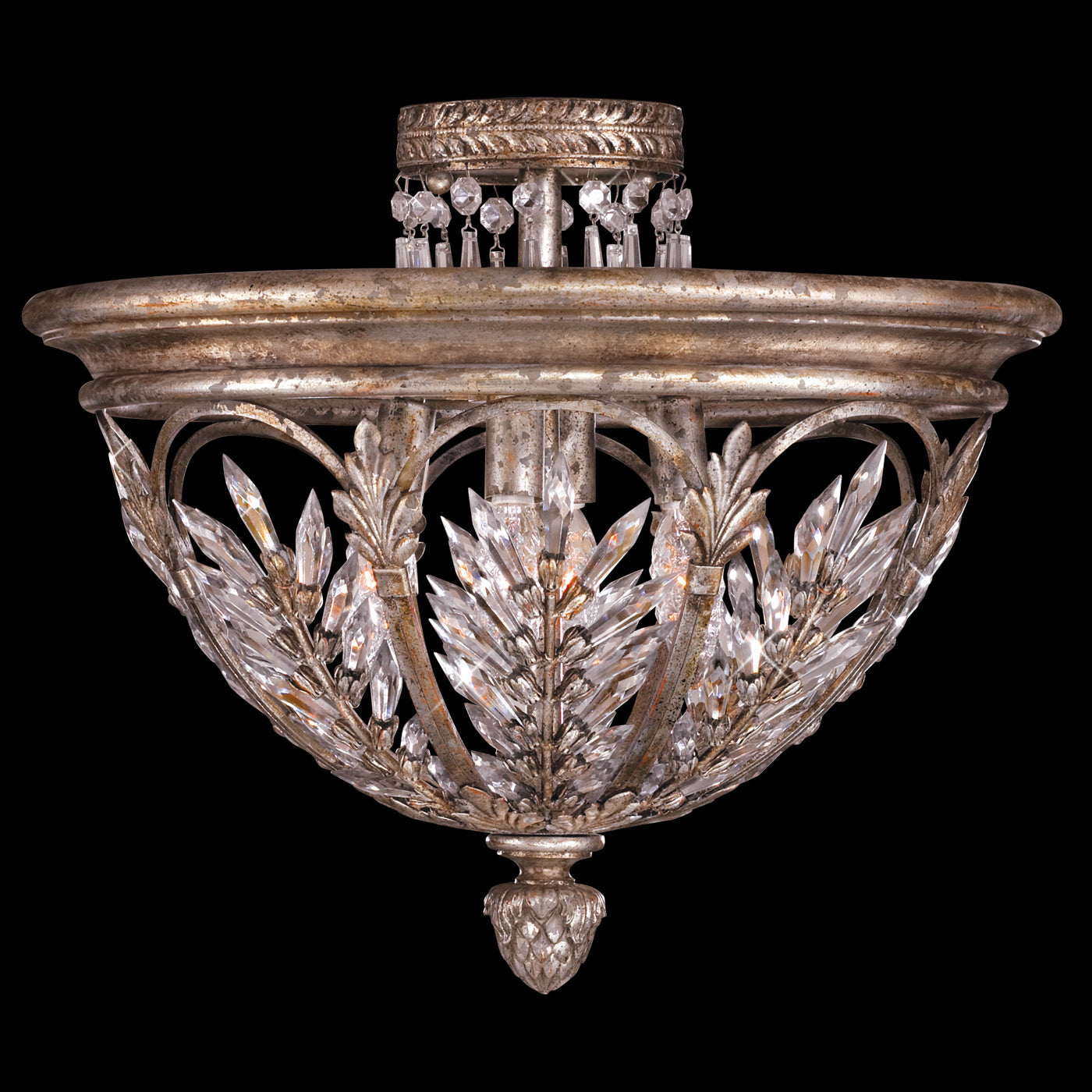 FINE ART LAMPS, WINTER PALACE SEMI-FLUSH MOUNT, FLUSH MOUNT CEILING LIGHTS