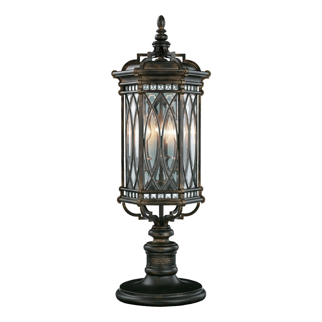 FINE ART LAMPS WARWICKSHIRE OUTDOOR ADJUSTABLE PIER/POST MOUNT - Post