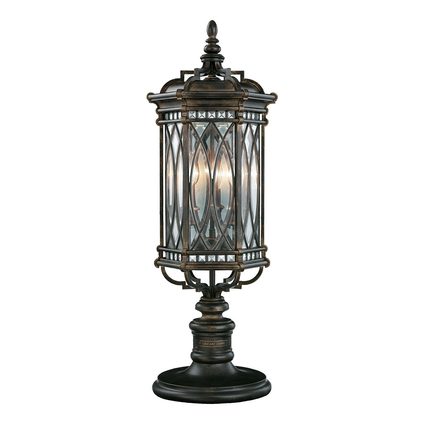 FINE ART LAMPS WARWICKSHIRE OUTDOOR ADJUSTABLE PIER/POST MOUNT - Post