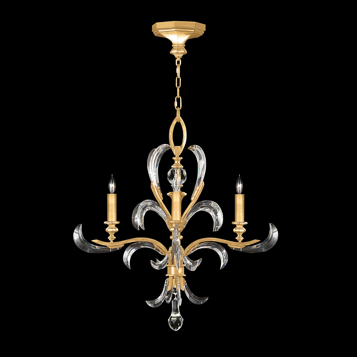 FINE ART LAMPS, BEVELED ARCS CHANDELIER, CHANDELIER LIGHT