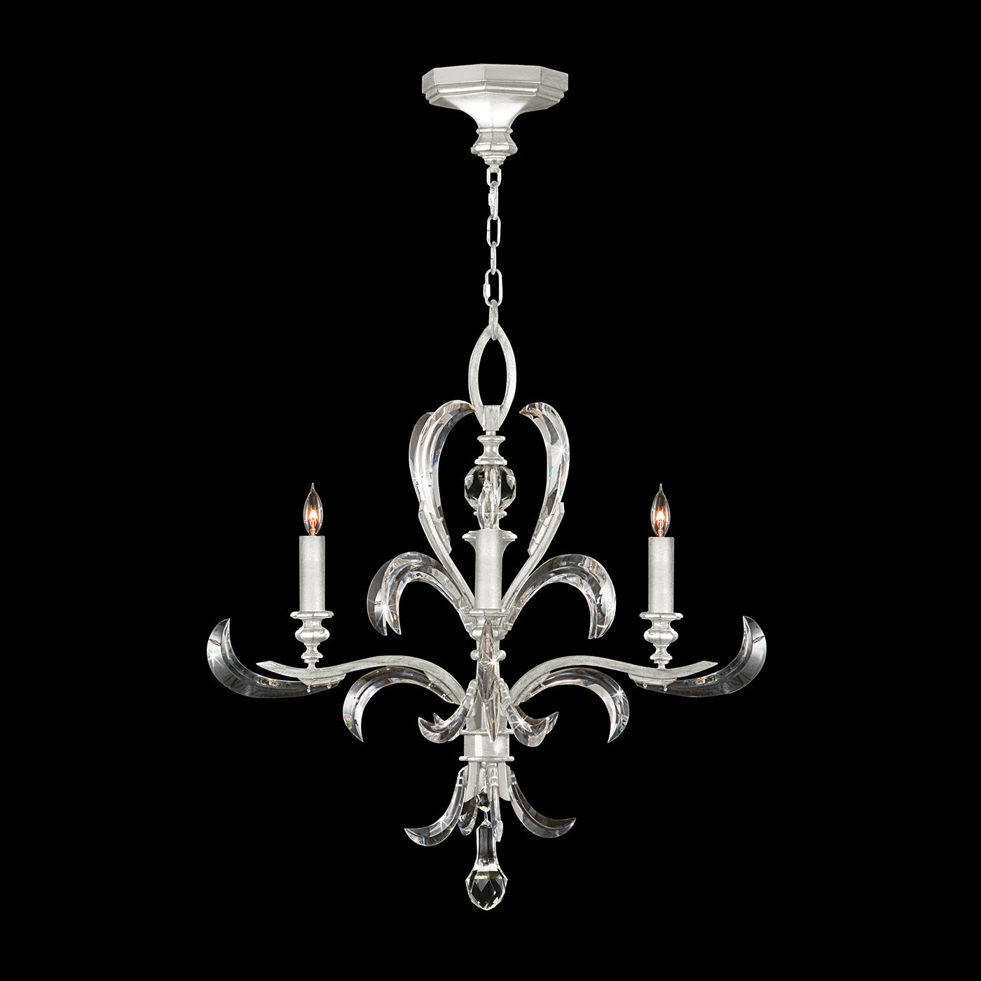 FINE ART LAMPS, BEVELED ARCS CHANDELIER, CHANDELIER LIGHT