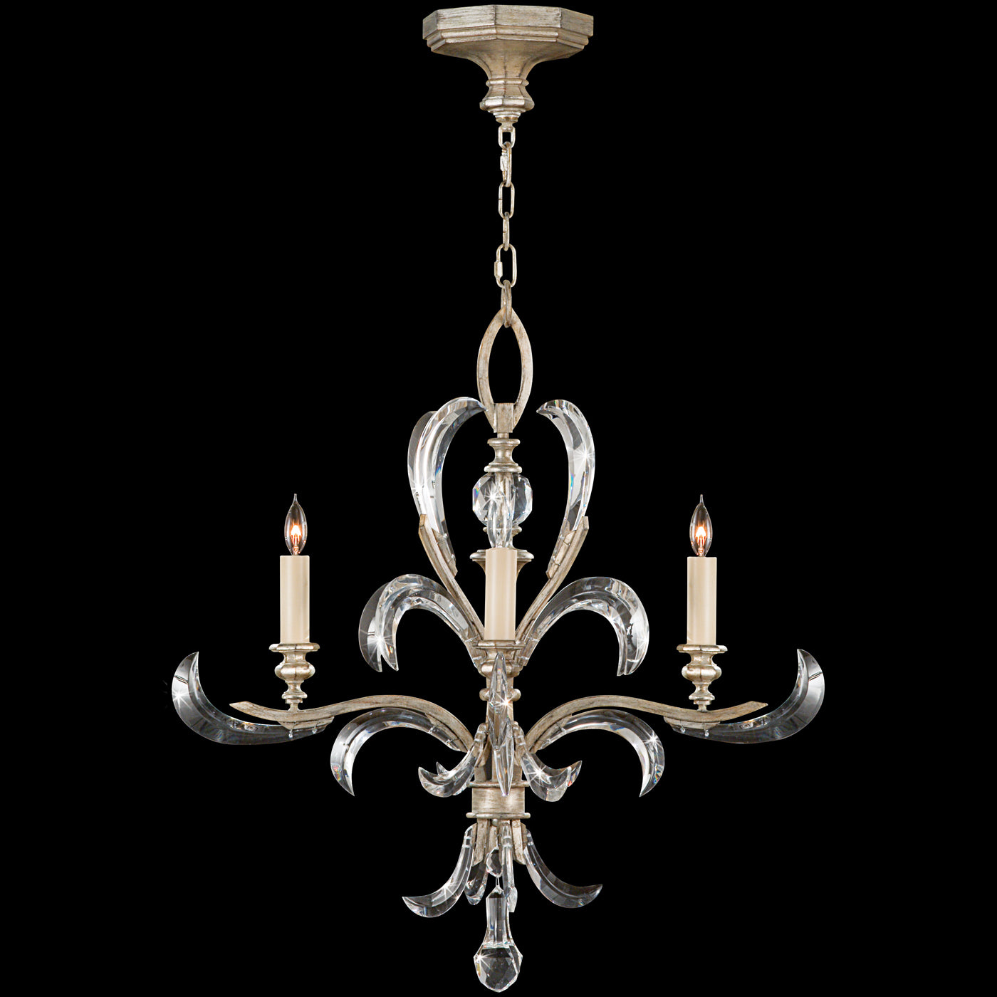 FINE ART LAMPS, BEVELED ARCS CHANDELIER, CHANDELIER LIGHT