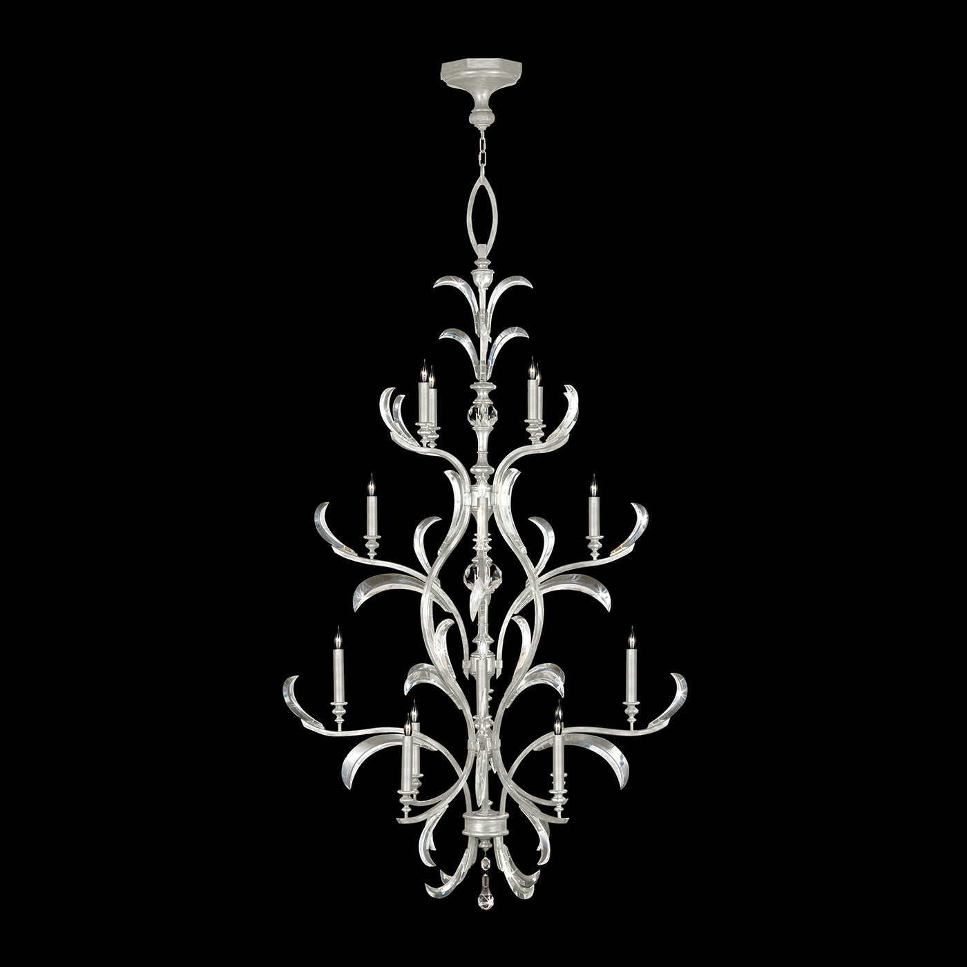 FINE ART LAMPS, BEVELED ARCS CHANDELIER, CHANDELIER LIGHT