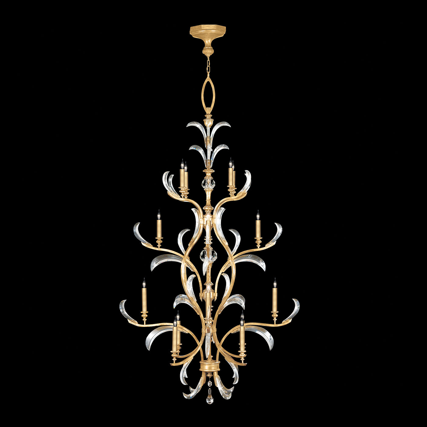 FINE ART LAMPS, BEVELED ARCS CHANDELIER, CHANDELIER LIGHT