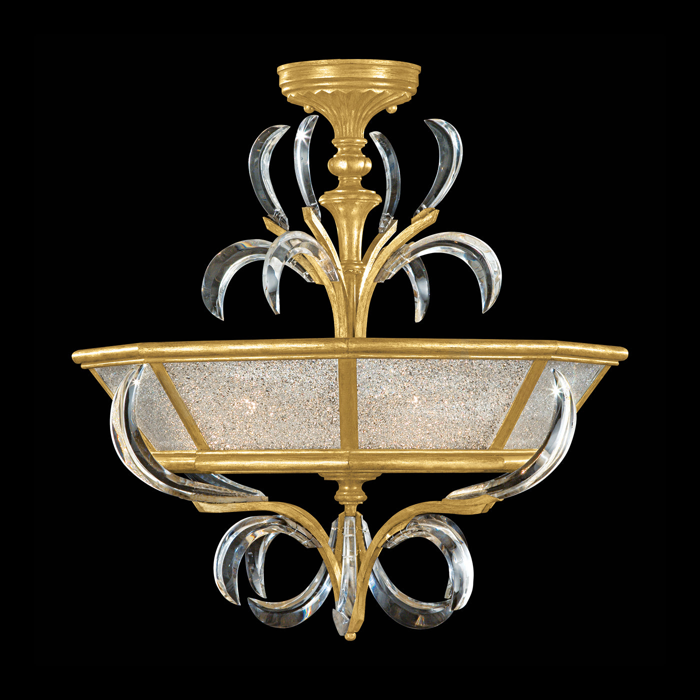 FINE ART LAMPS, BEVELED ARCS SEMI-FLUSH MOUNT, FLUSH MOUNT CEILING LIGHTS