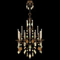 FINE ART LAMPS, ENCASED GEMS CHANDELIER, CHANDELIER LIGHT