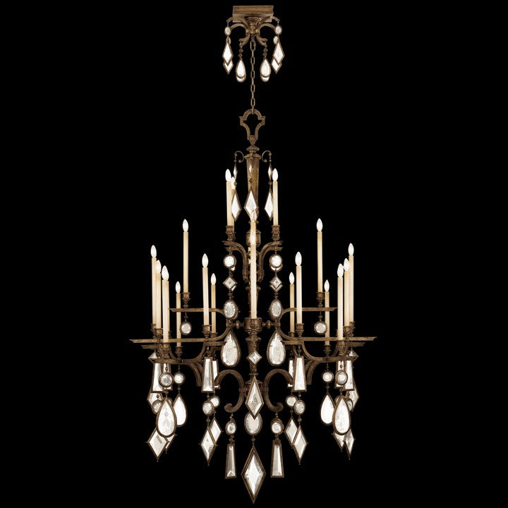 FINE ART LAMPS, ENCASED GEMS CHANDELIER, CHANDELIER LIGHT