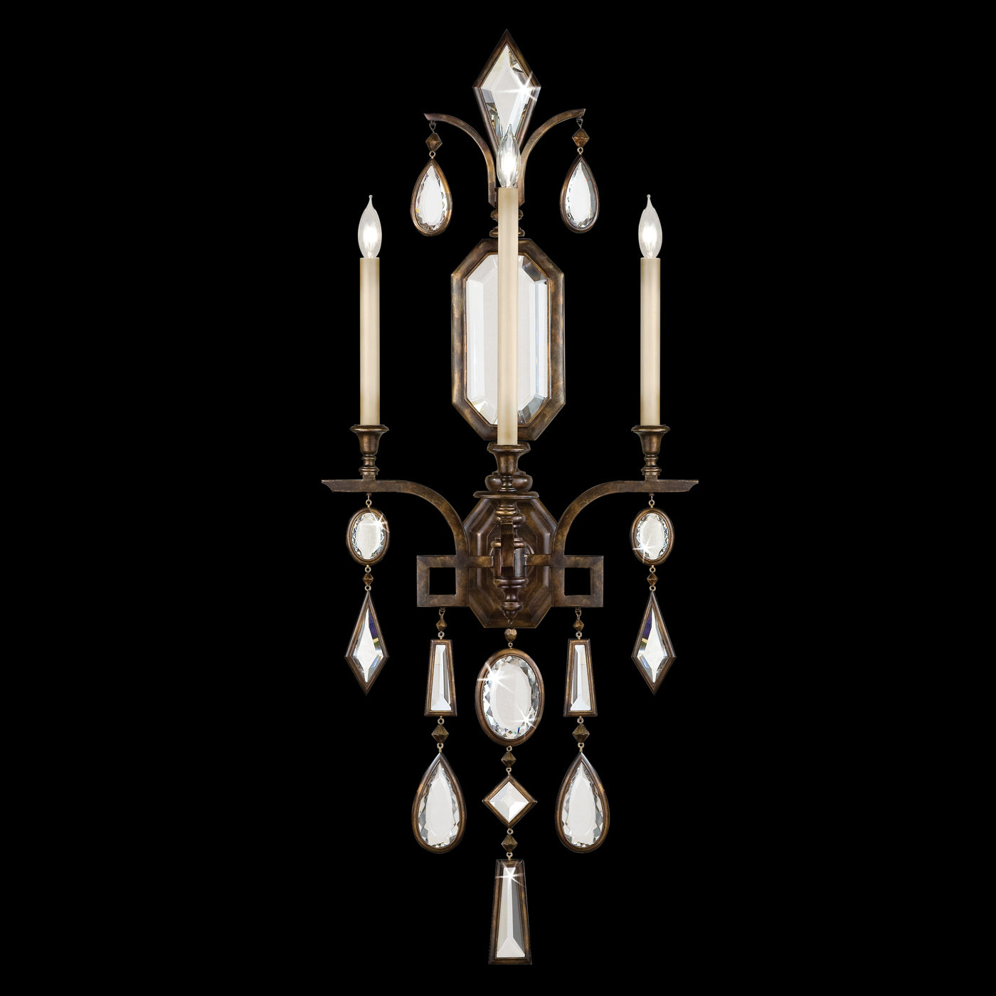 FINE ART LAMPS, ENCASED GEMS SCONCE, WALL SCONCES