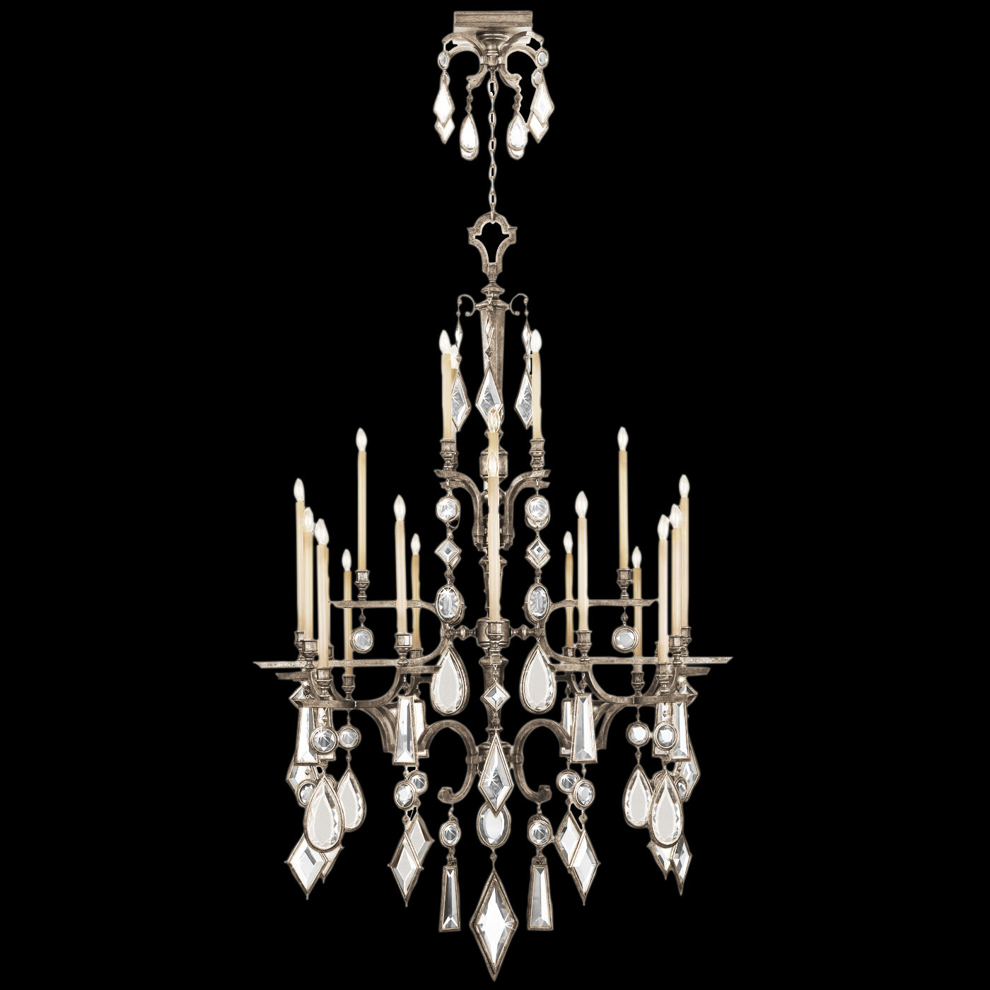 FINE ART LAMPS, ENCASED GEMS CHANDELIER, CHANDELIER LIGHT