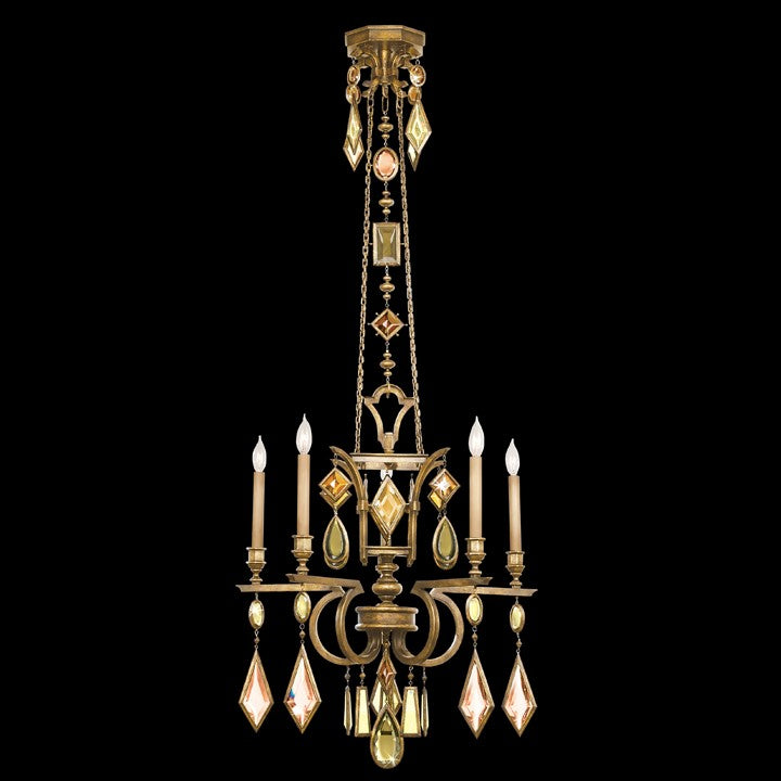 FINE ART LAMPS, ENCASED GEMS CHANDELIER, CHANDELIER LIGHT