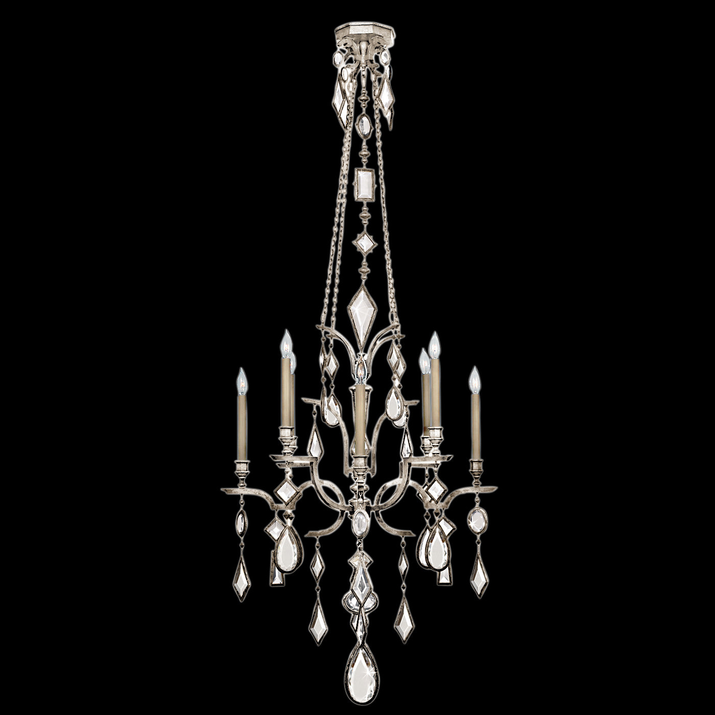 FINE ART LAMPS, ENCASED GEMS CHANDELIER, CHANDELIER LIGHT