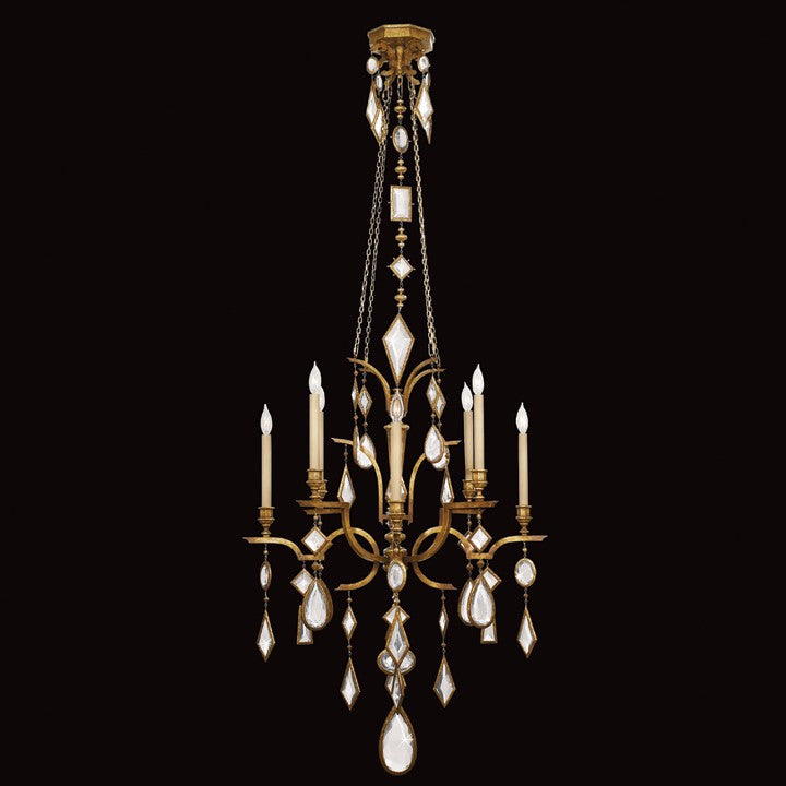 FINE ART LAMPS, ENCASED GEMS CHANDELIER, CHANDELIER LIGHT