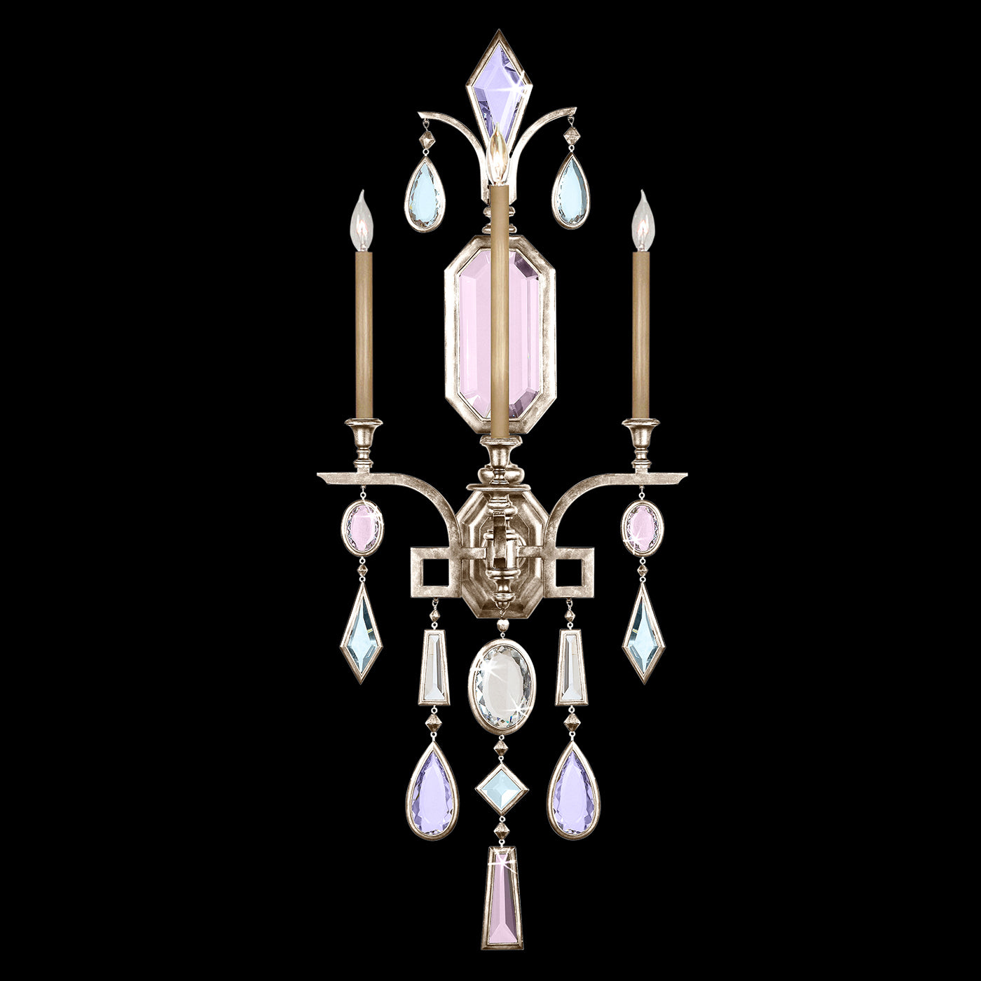 FINE ART LAMPS, ENCASED GEMS SCONCE, WALL SCONCES