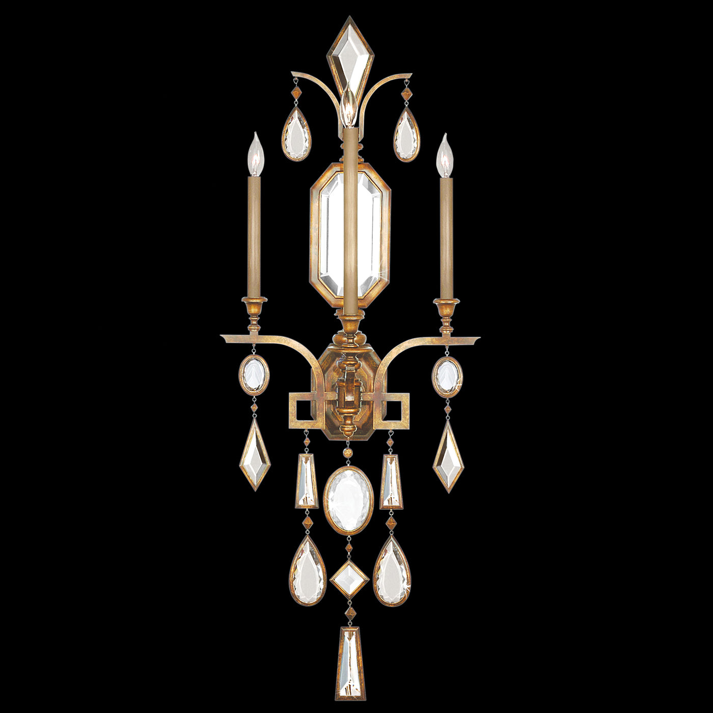 FINE ART LAMPS, ENCASED GEMS SCONCE, WALL SCONCES