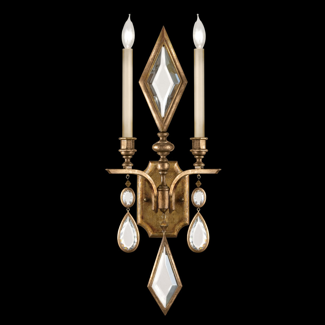 FINE ART LAMPS, ENCASED GEMS SCONCE, WALL SCONCES