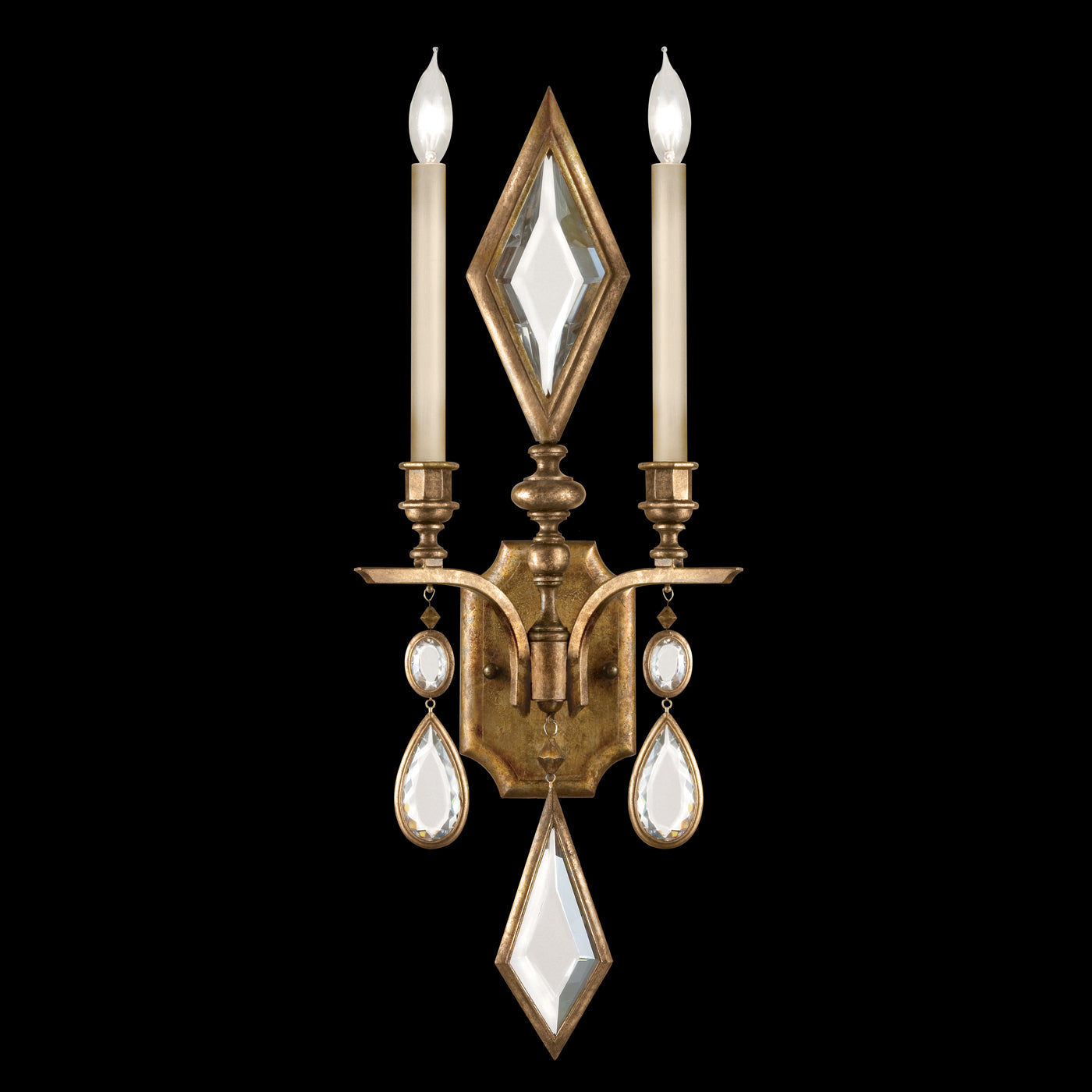 FINE ART LAMPS, ENCASED GEMS SCONCE, WALL SCONCES