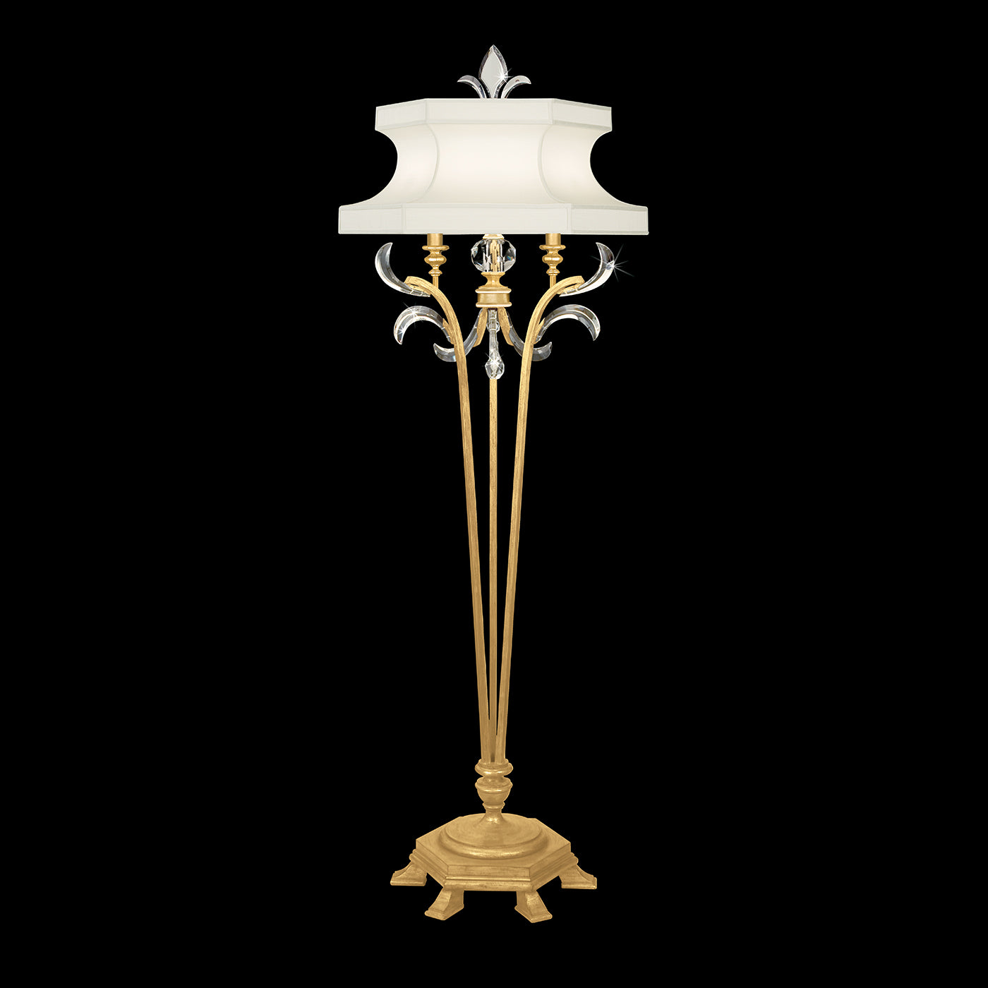 FINE ART LAMPS, BEVELED ARCS FLOOR LAMP, FLOOR LAMP