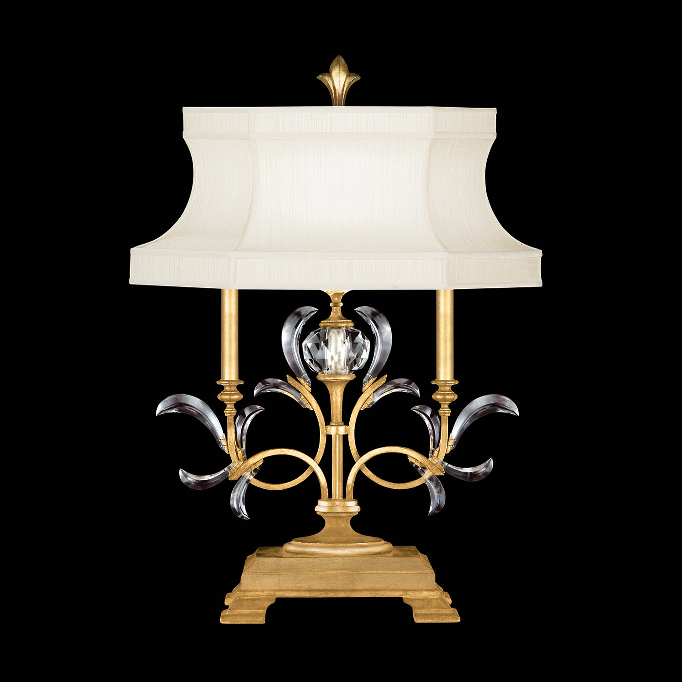 FINE ART LAMPS, BEVELED ARCS TABLE LAMP, TABLE LAMPS