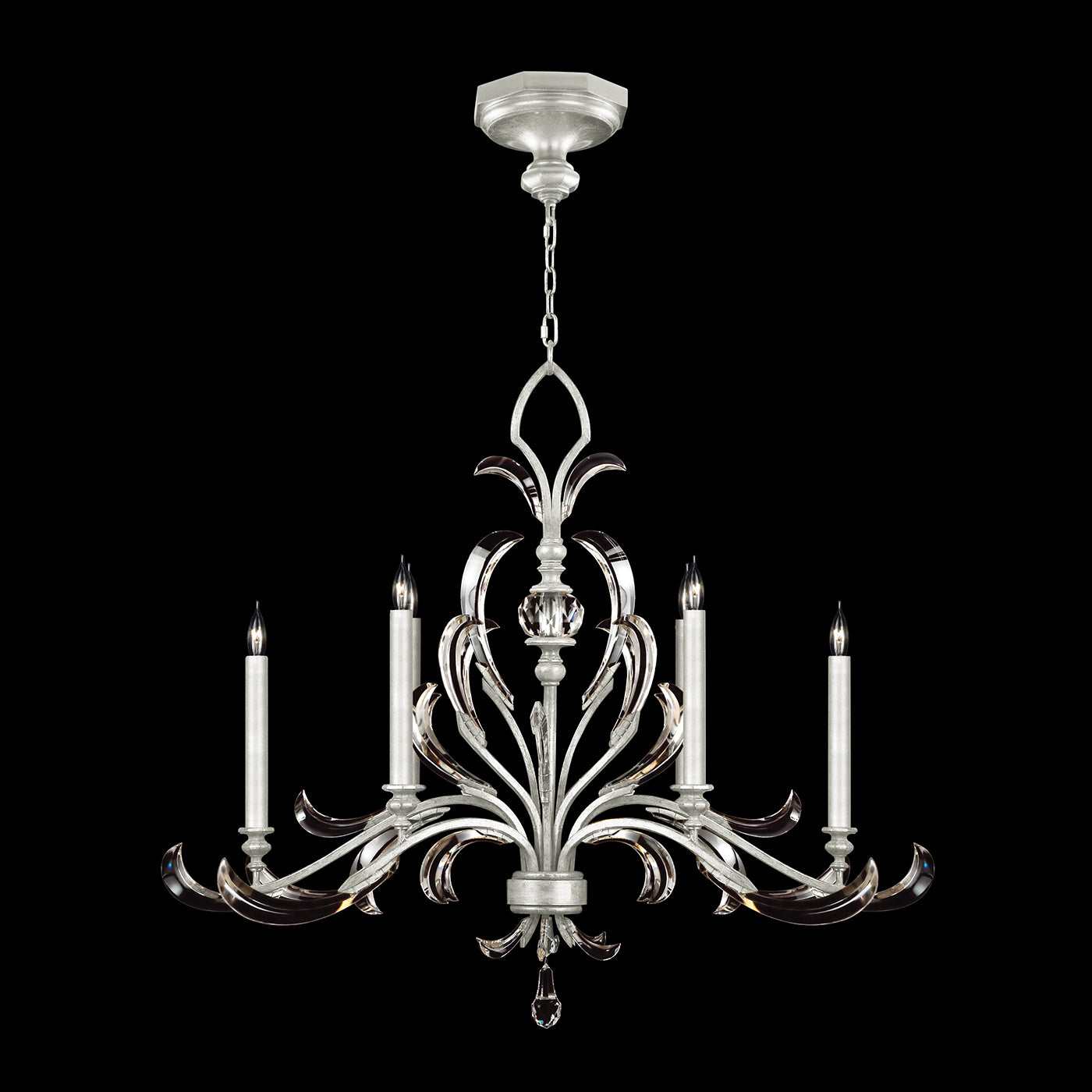 FINE ART LAMPS, BEVELED ARCS OBLONG CHANDELIER, CHANDELIER LIGHT