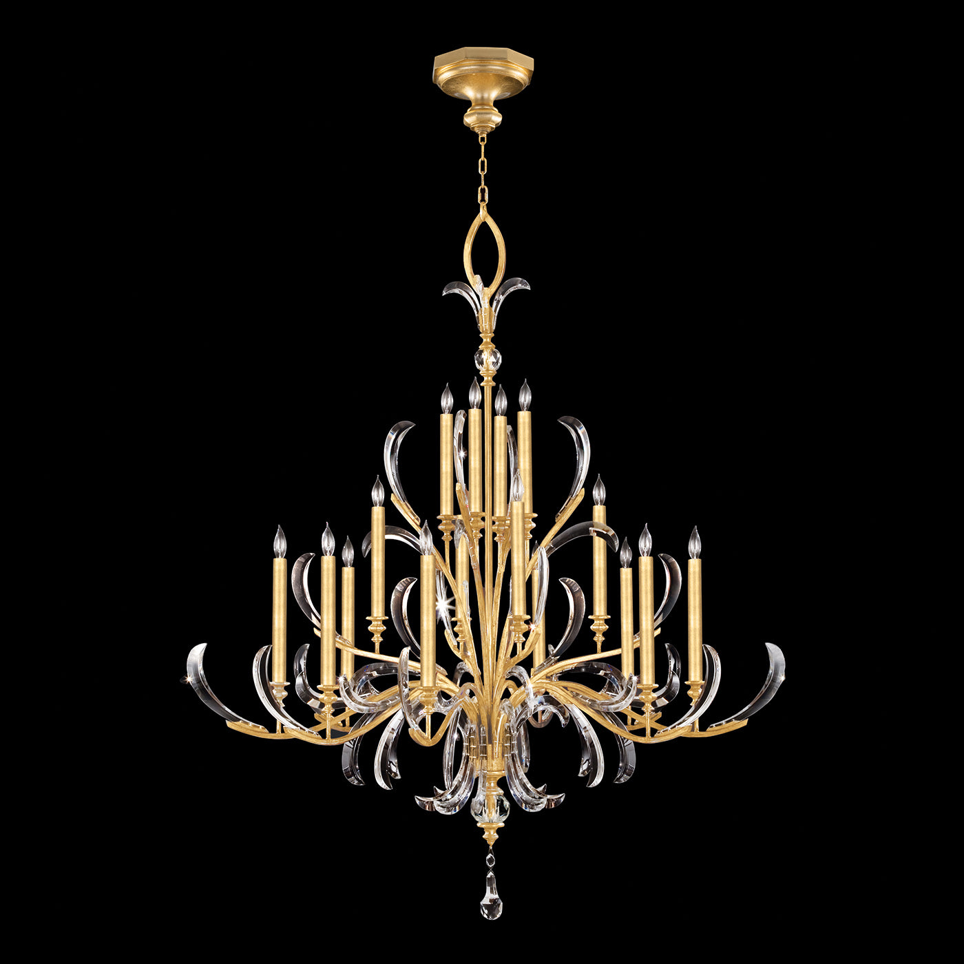 FINE ART LAMPS, BEVELED ARCS CHANDELIER, CHANDELIER LIGHT