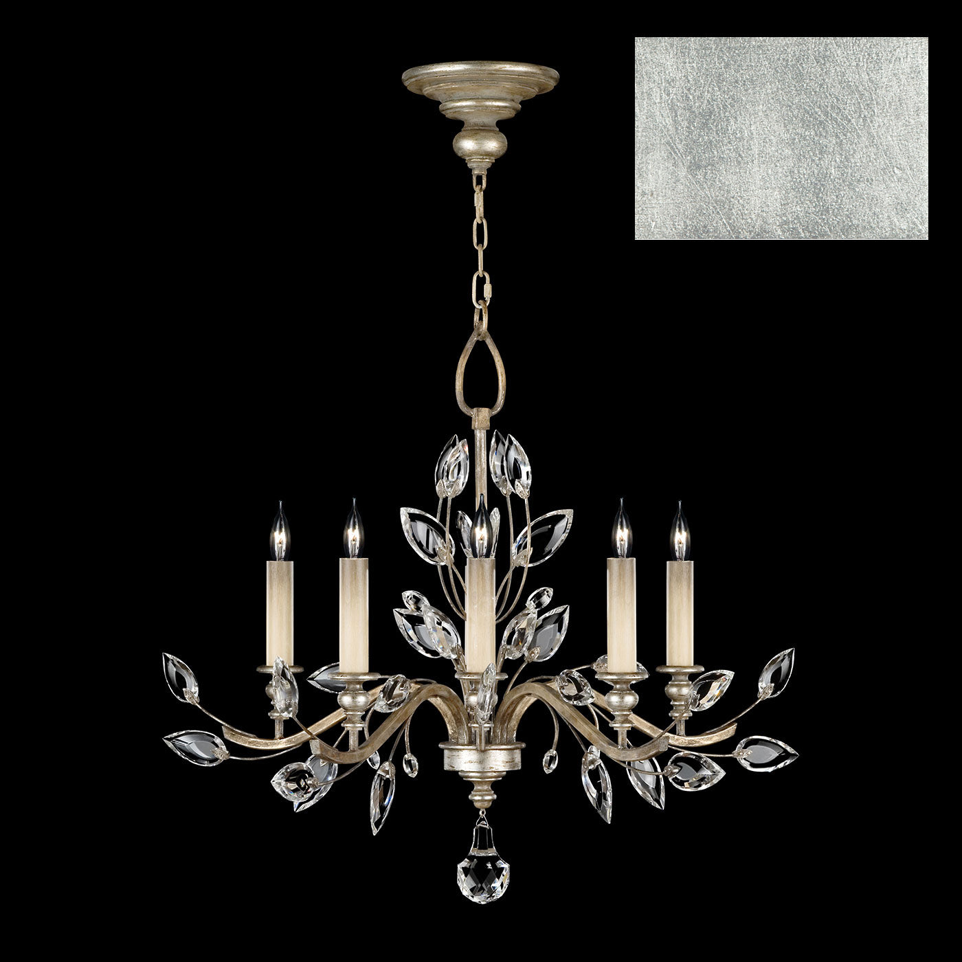 FINE ART LAMPS, CRYSTAL LAUREL CHANDELIER, CHANDELIER LIGHT