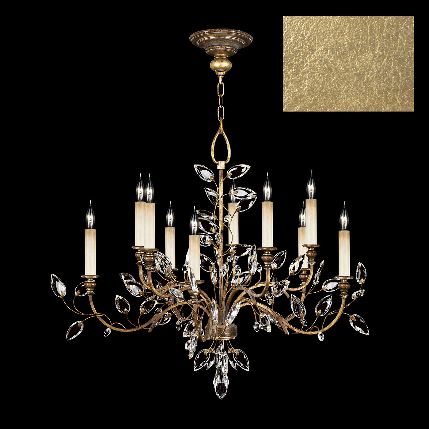 FINE ART LAMPS, CRYSTAL LAUREL CHANDELIER, CHANDELIER LIGHT