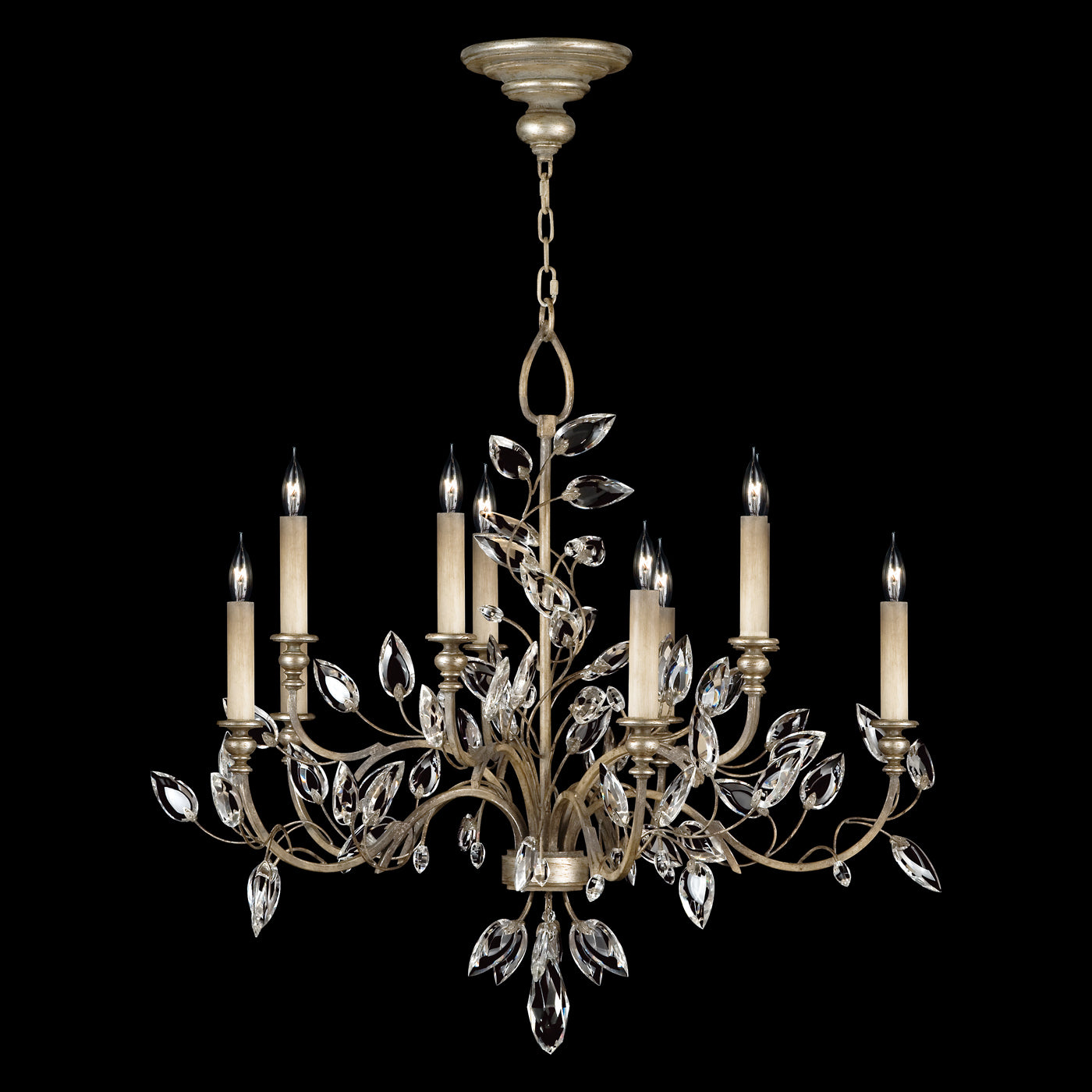 FINE ART LAMPS, CRYSTAL LAUREL CHANDELIER, CHANDELIER LIGHT