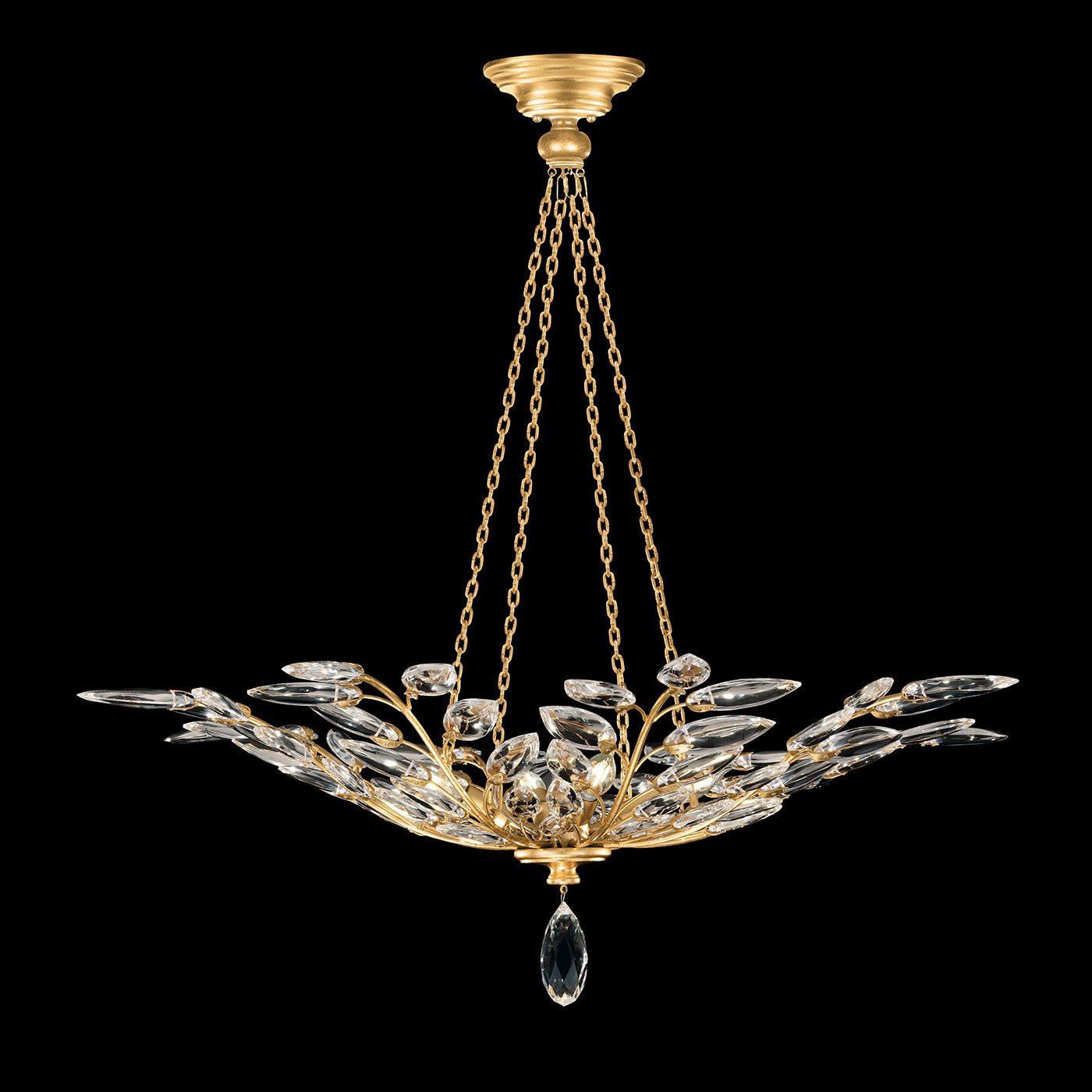 FINE ART LAMPS, CRYSTAL LAUREL PENDANT, PENDANT LIGHT
