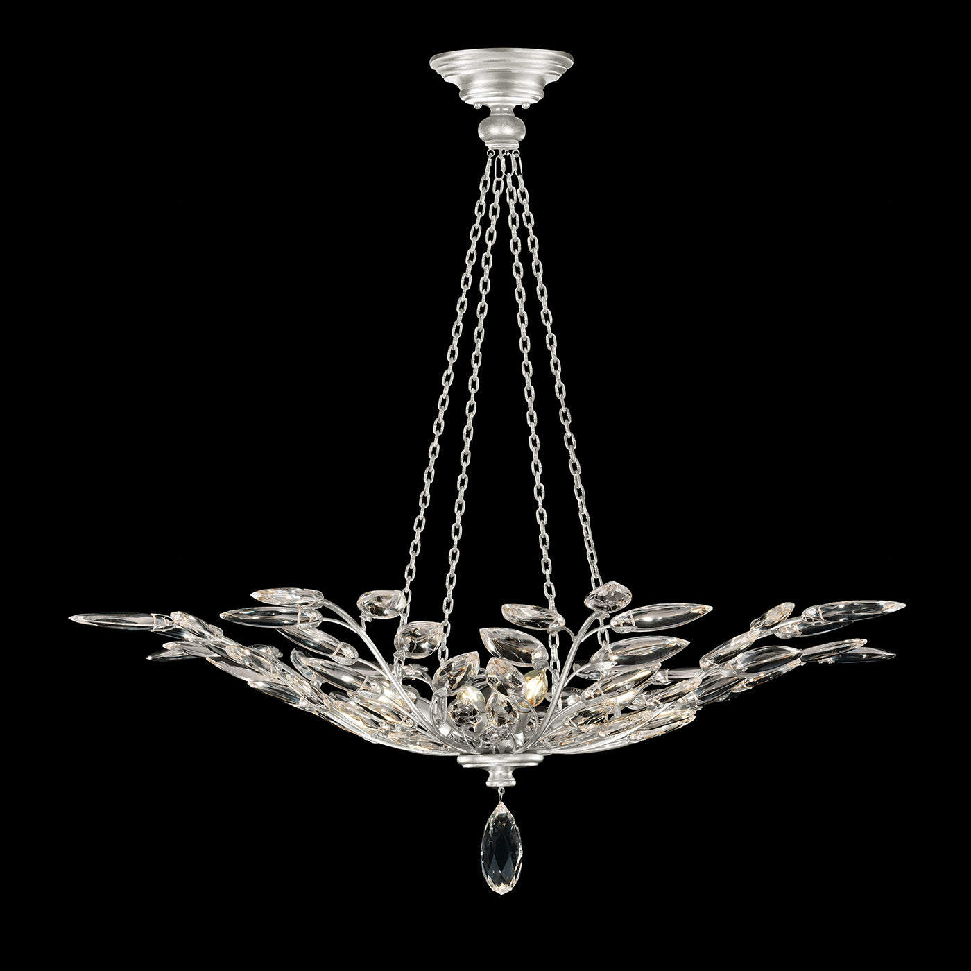 FINE ART LAMPS, CRYSTAL LAUREL PENDANT, PENDANT LIGHT