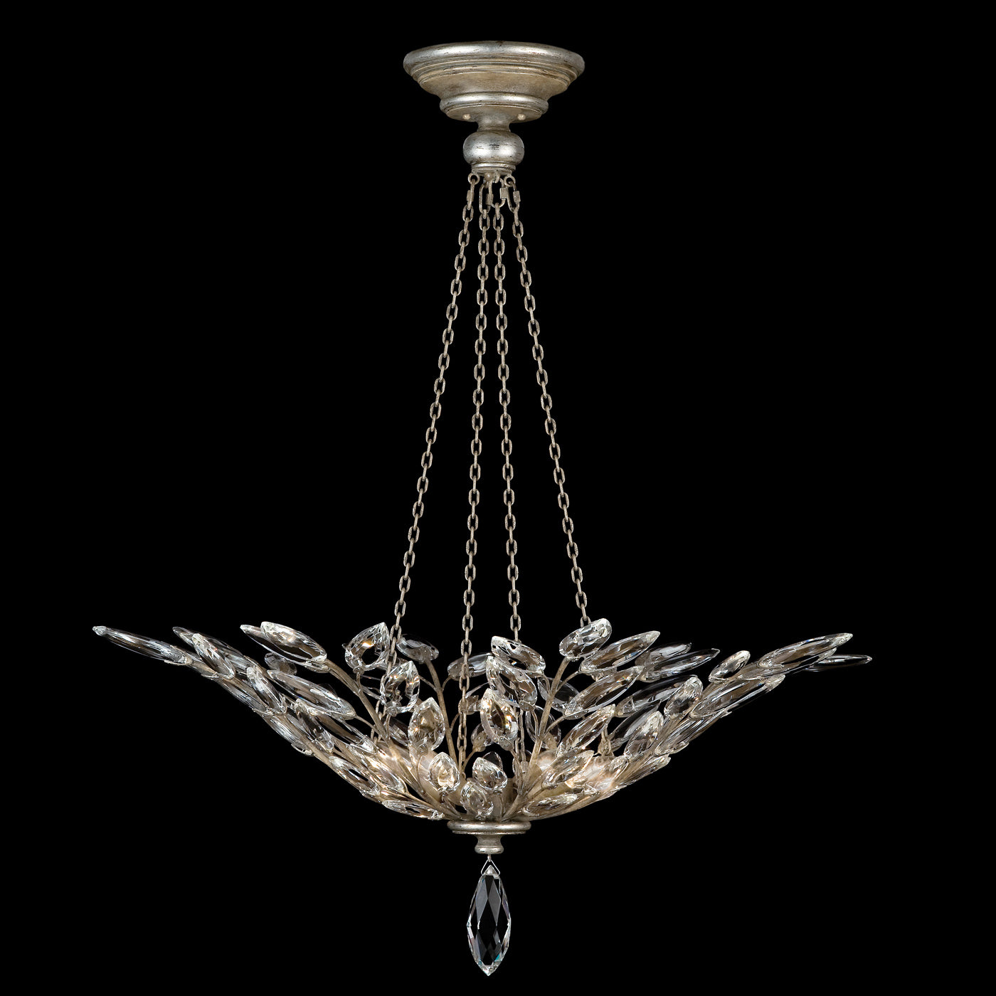 FINE ART LAMPS, CRYSTAL LAUREL PENDANT, PENDANT LIGHT