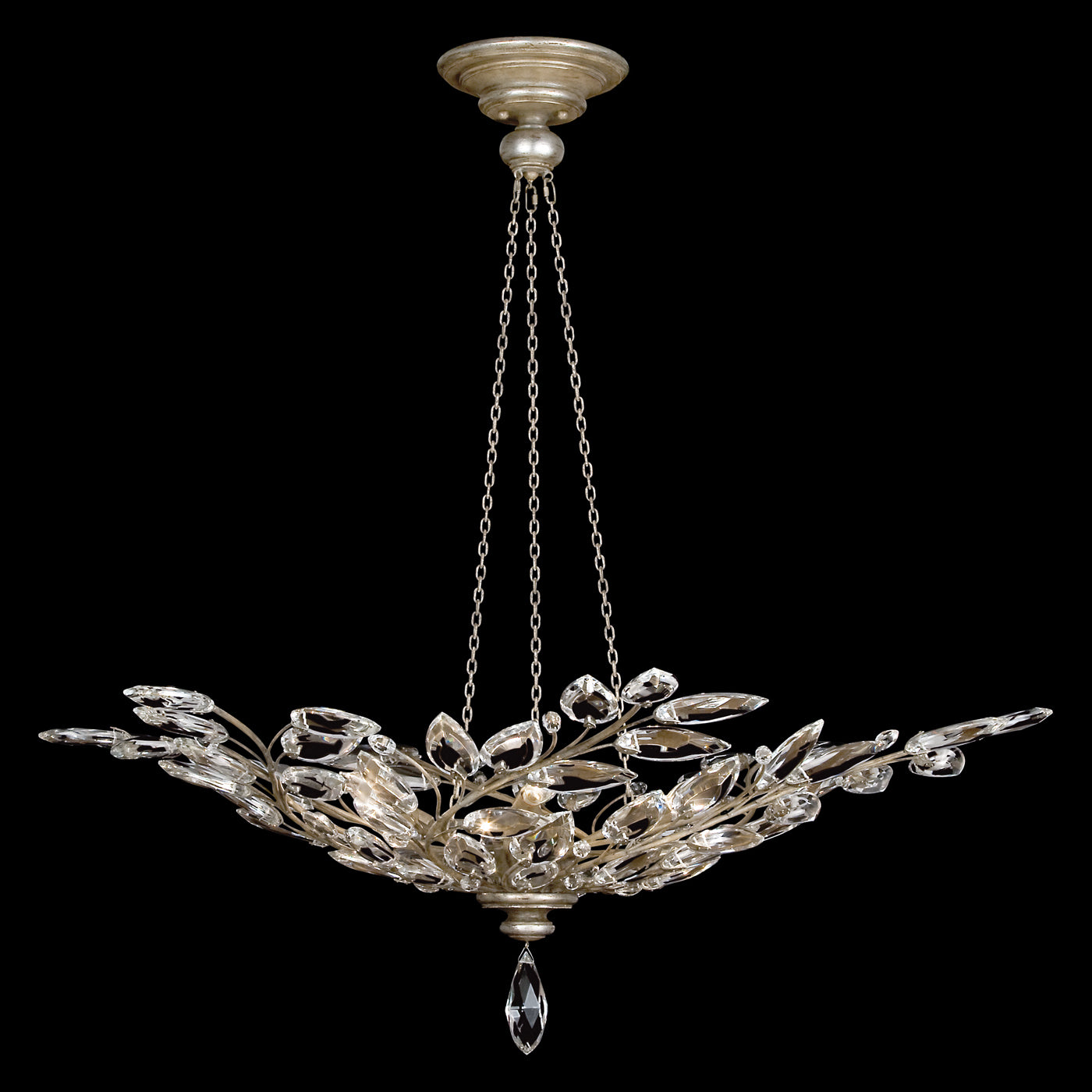 FINE ART LAMPS, CRYSTAL LAUREL PENDANT, PENDANT LIGHT
