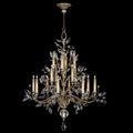 FINE ART LAMPS, CRYSTAL LAUREL CHANDELIER, CHANDELIER LIGHT